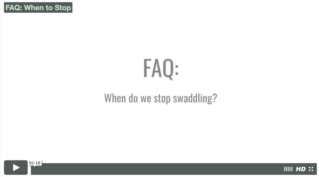 When To Stop Swaddling
