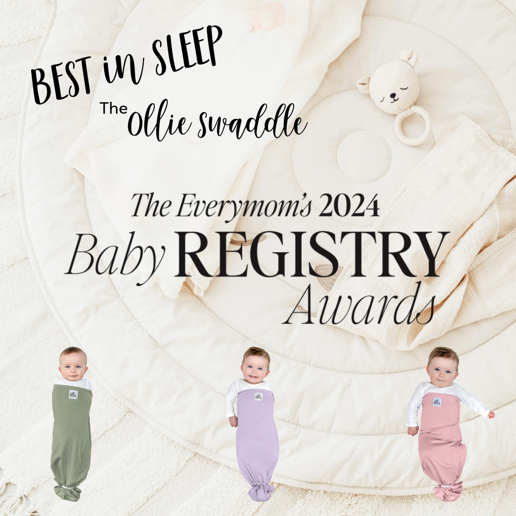 Dreamy Nights Ahead: The Ollie Swaddle Wins Big in The Everymom's 2024 Baby Registry Awards!